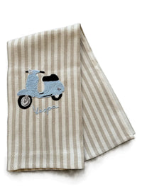 Vespa - Embroidered Pomelo Canvas
