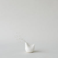 Bird Vase, White