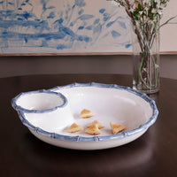 Vida Bamboo Chip & Dip Bowl