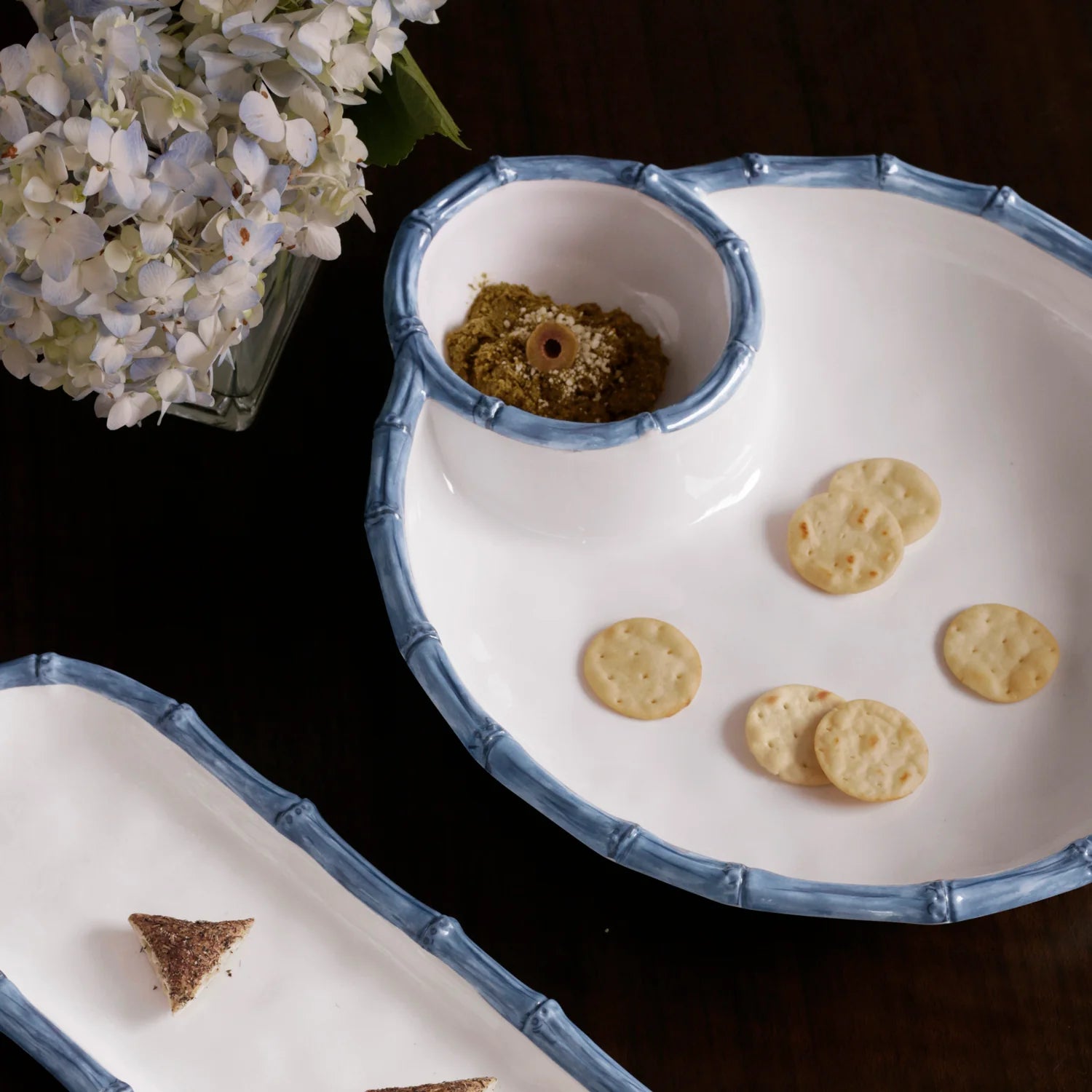 Vida Bamboo Chip & Dip Bowl