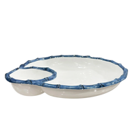Vida Bamboo Chip & Dip Bowl