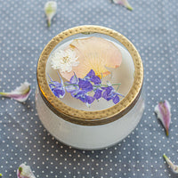Signature Pressed Floral Candle - Vanilla Rain
