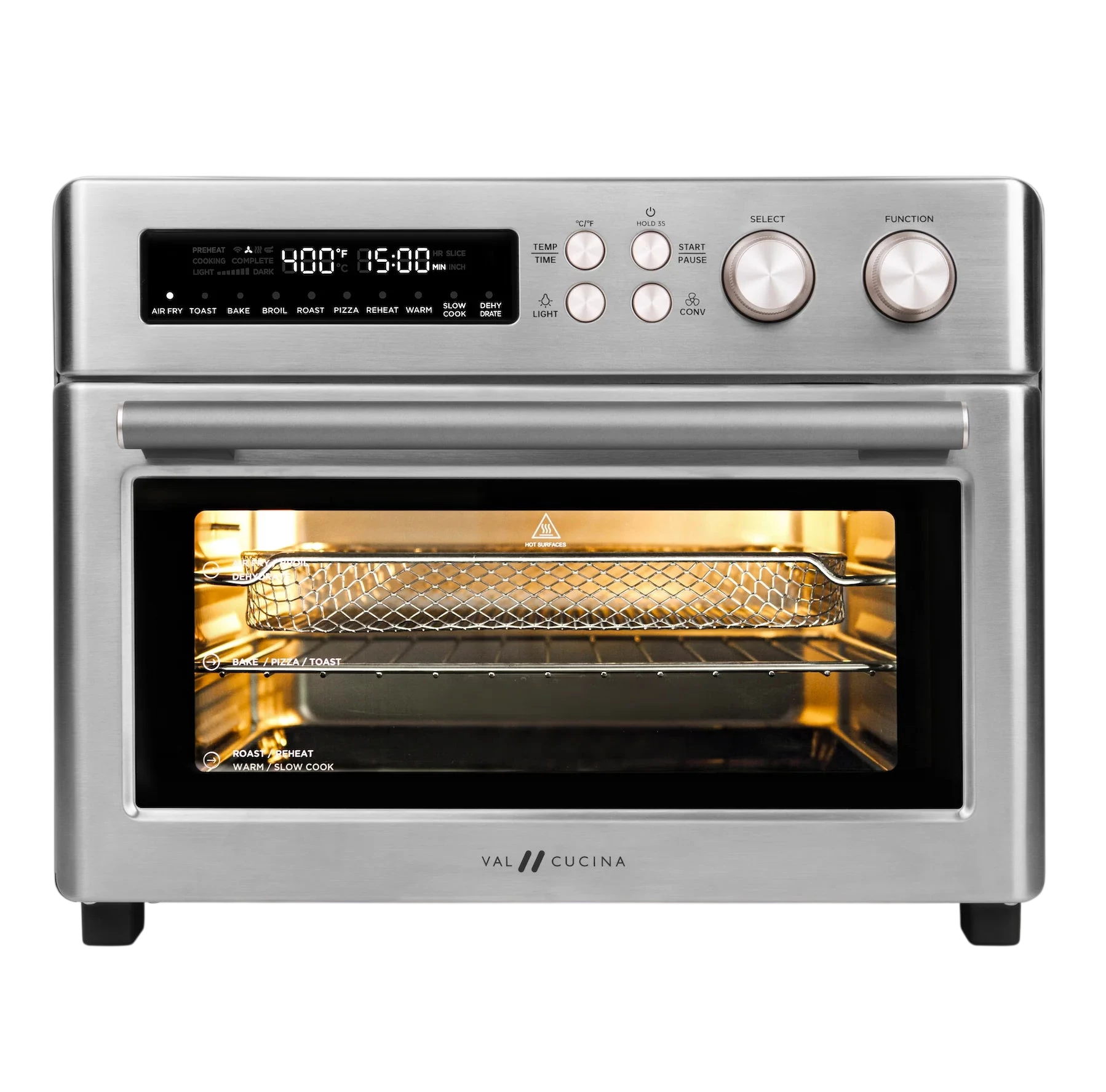 Val Cucina 10-in-1 Air Fryer Toaster Oven - Classic Series
