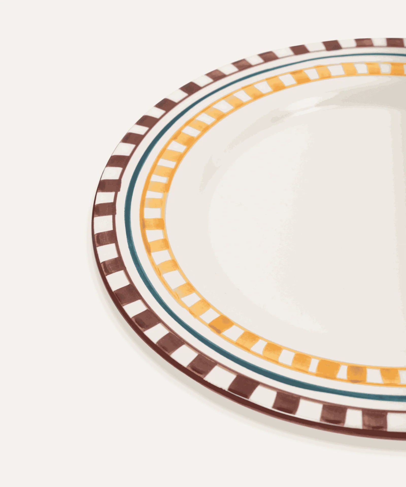 Charlotte Hand-Painted Dinner Plate (Set of 4)