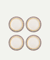 Charlotte Hand-Painted Dinner Plate (Set of 4)