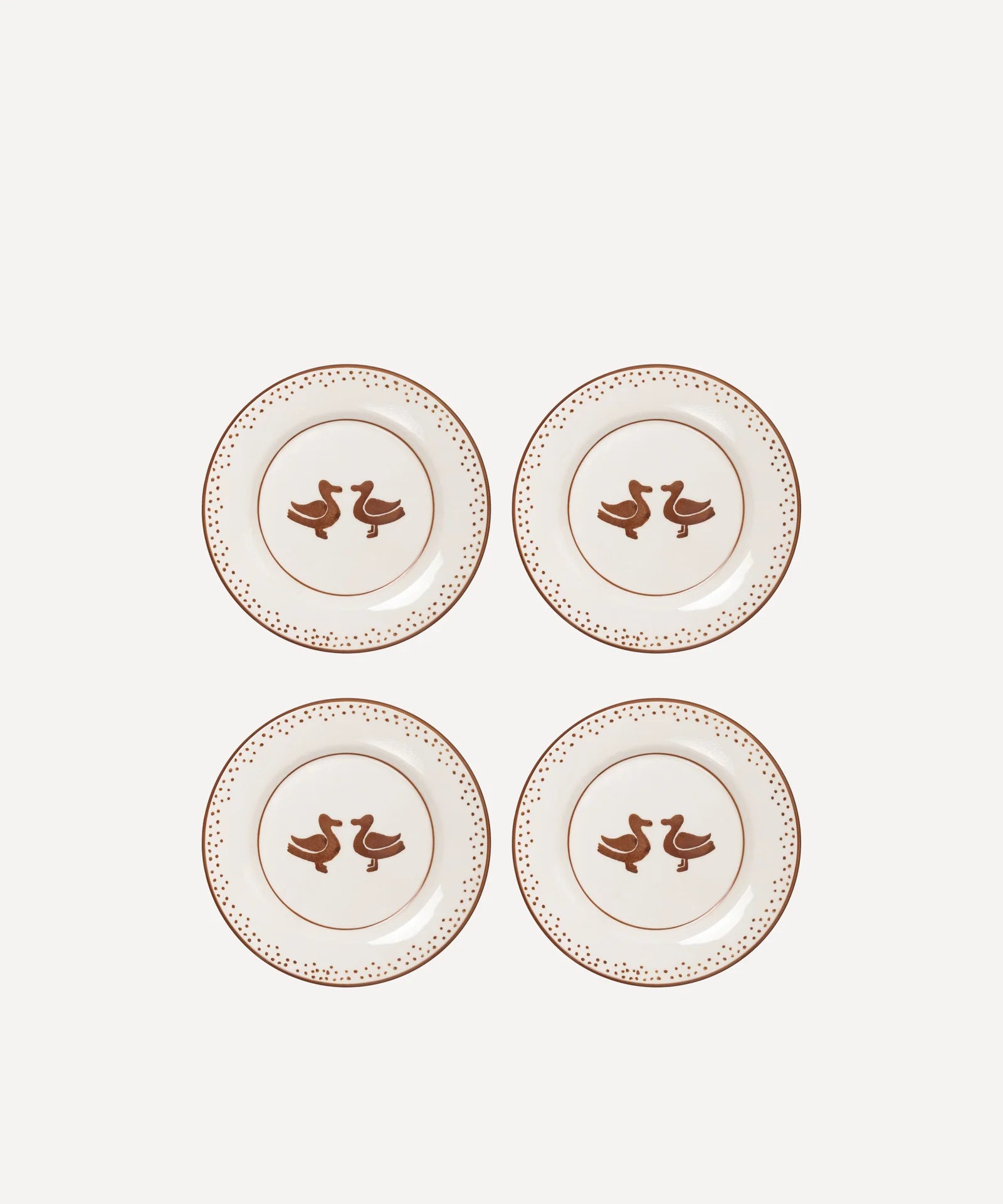 Patos Hand-Painted Salad Plate (Set of 4)