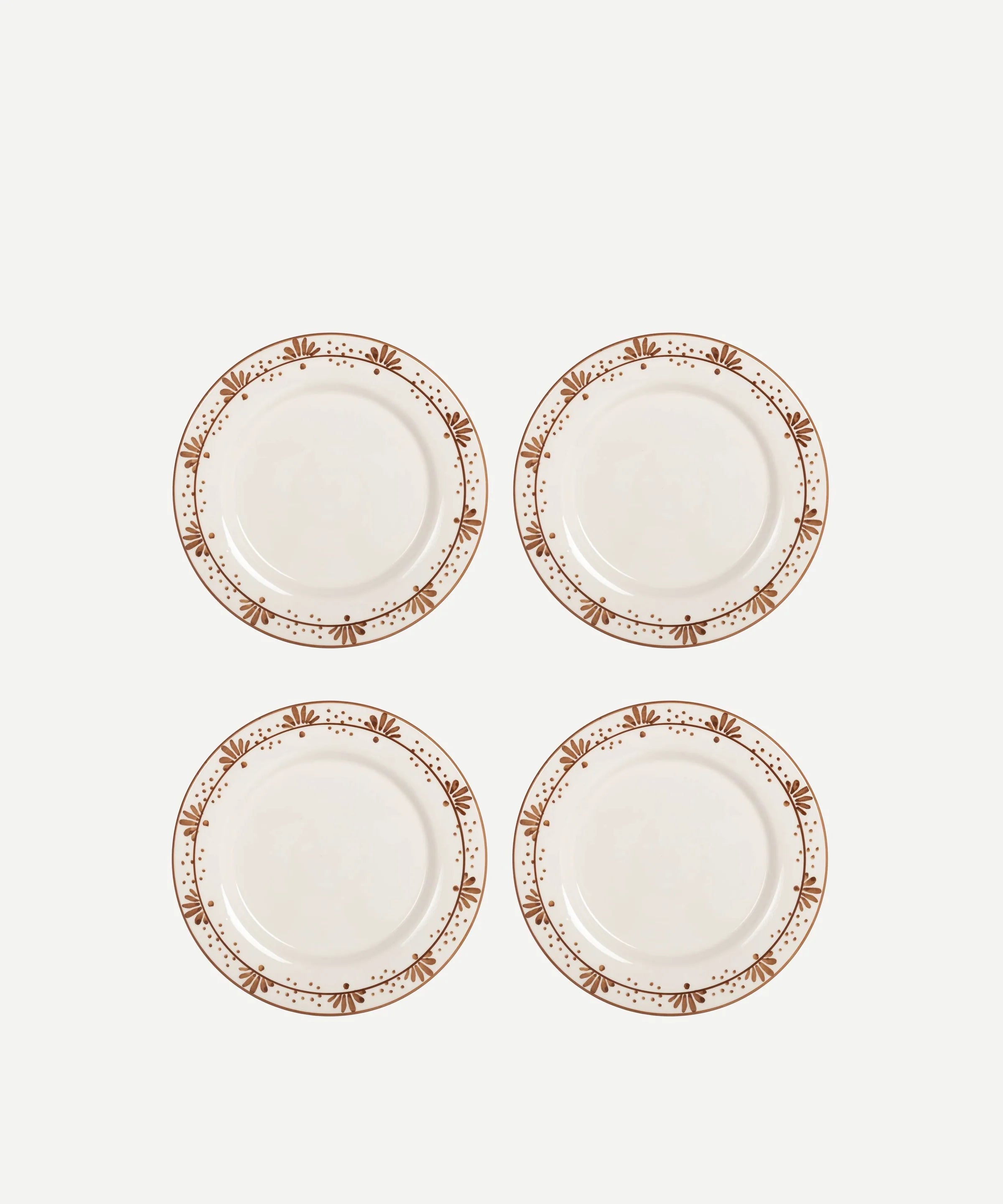 Teresa Hand-Painted Dinner Plate (Set of 4)