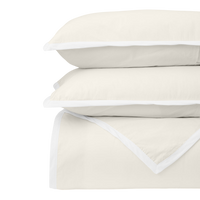 Essential Piping Duvet Cover & Sham Bundle