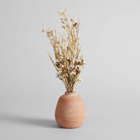 Terra Cotta Bud Vase, Whitewash