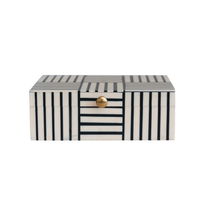 Viona Black + White Decorative Box