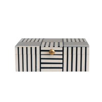 Viona Black + White Decorative Box