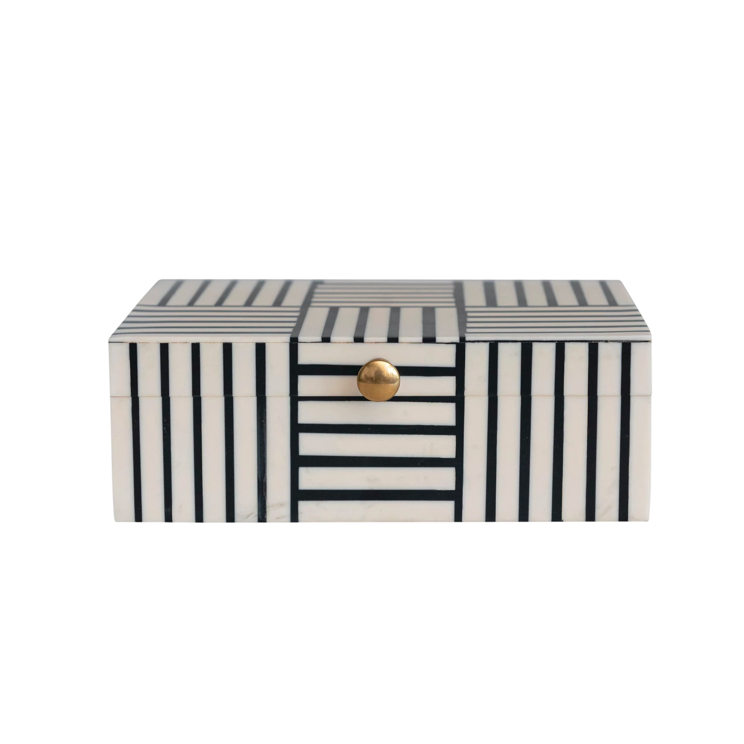 Viona Black + White Decorative Box