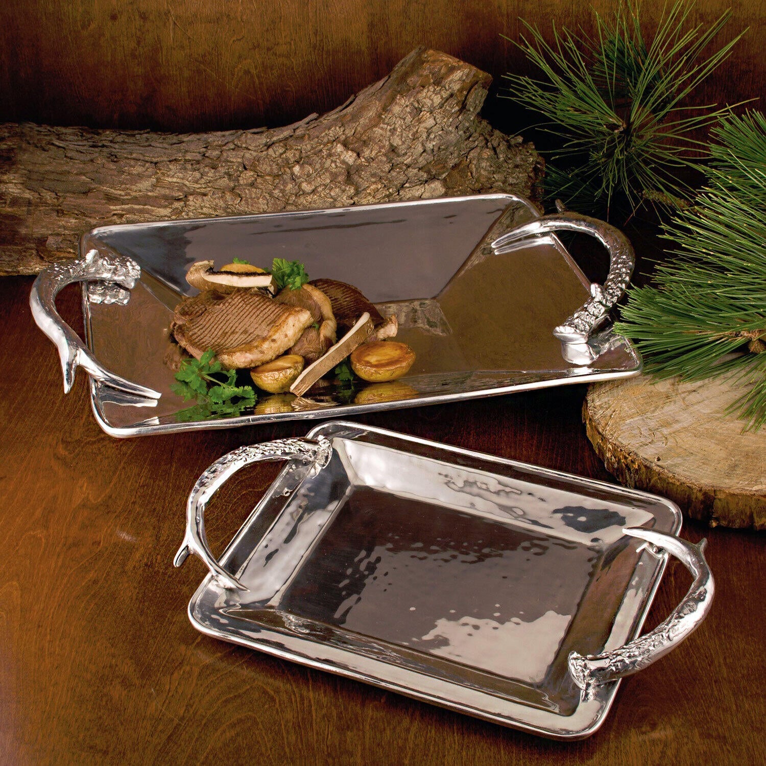 Western Antler Medium Rectangular Tray