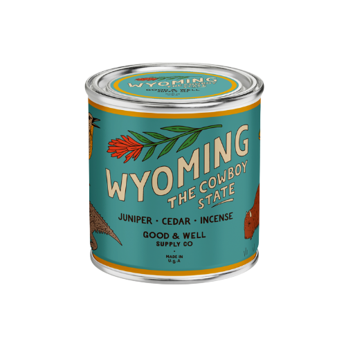 Wyoming State Candle