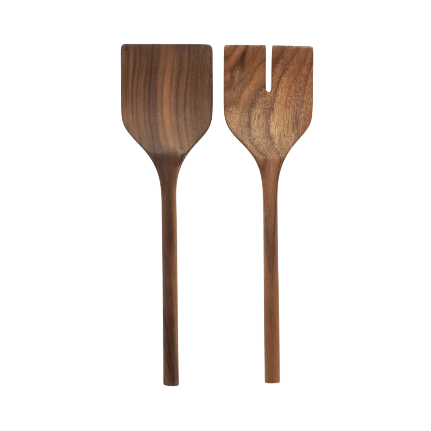 JBrody Walnut Wood Salad Servers