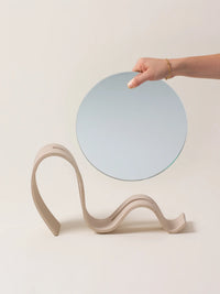 Wavee Table Mirror