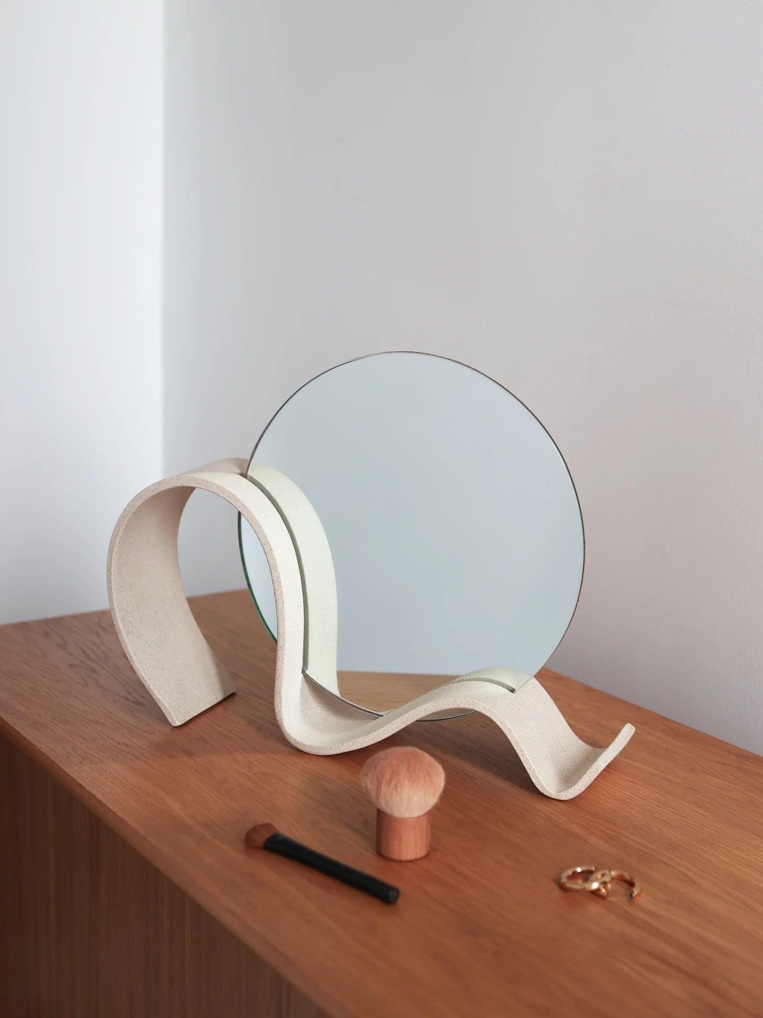 Wavee Table Mirror