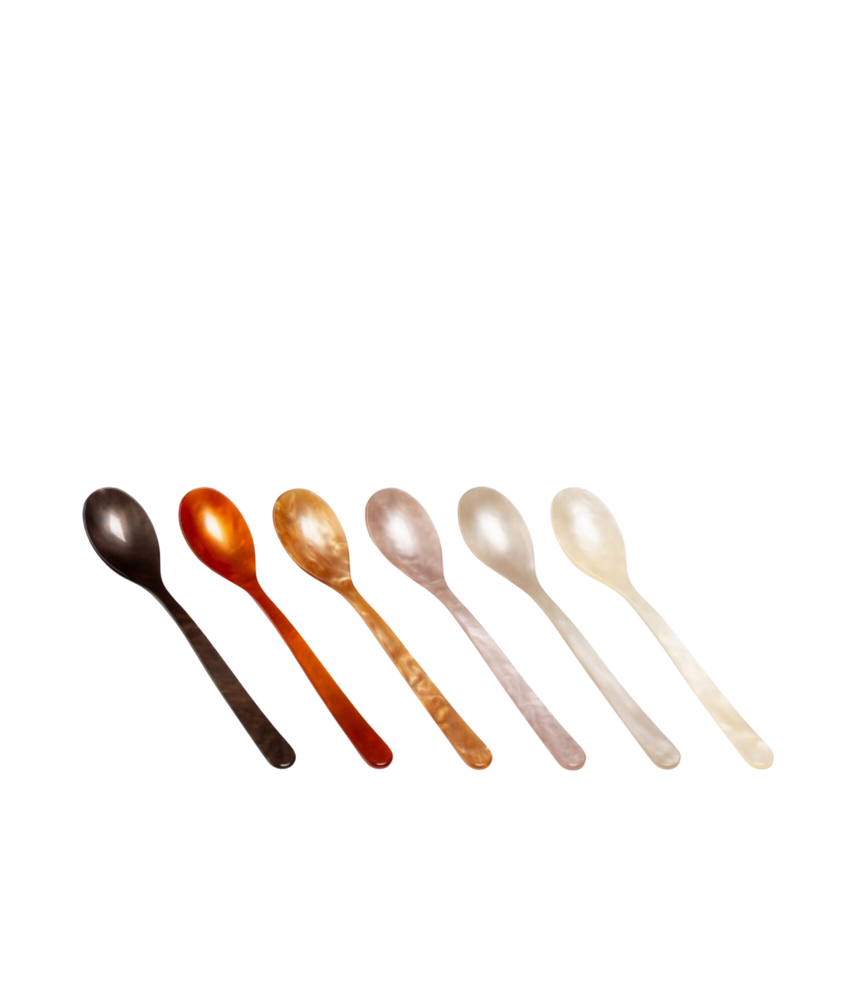 Petite Spoon Set, Coffee Caramel
