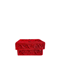 Trebol Decorative Box Small, Red