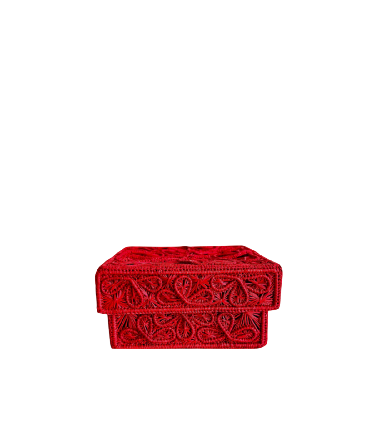Trebol Decorative Box Small, Red