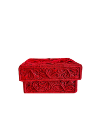 Trebol Decorative Box Medium, Red