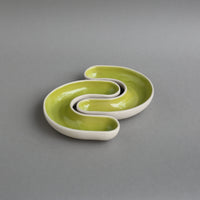 Cee Dip Plate - Lime Green (Set of 2)
