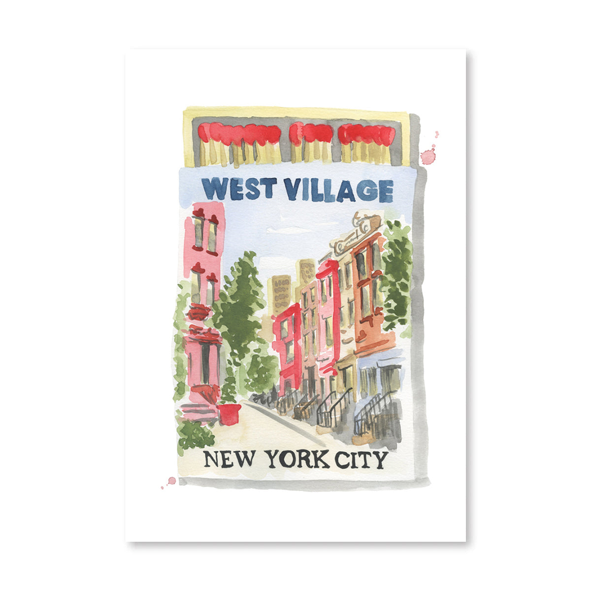West Village NYC Matchbook