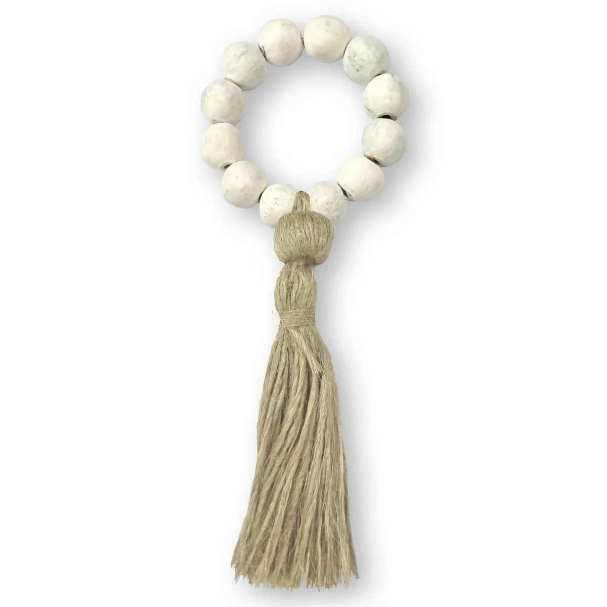 Terracotta Bead with Jute Napkin Ring