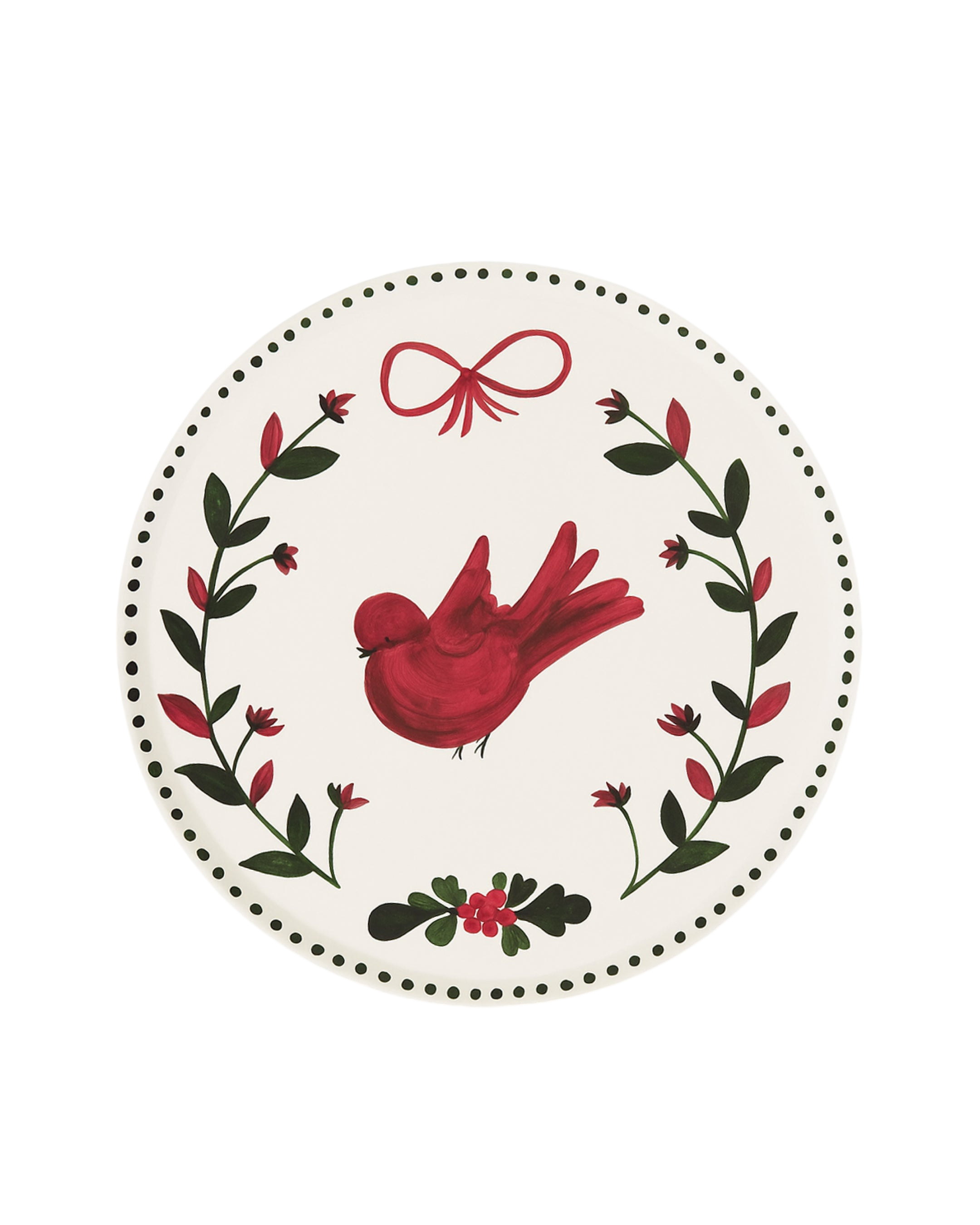 Provence Dinner Plate Set of 12 - Poppy
