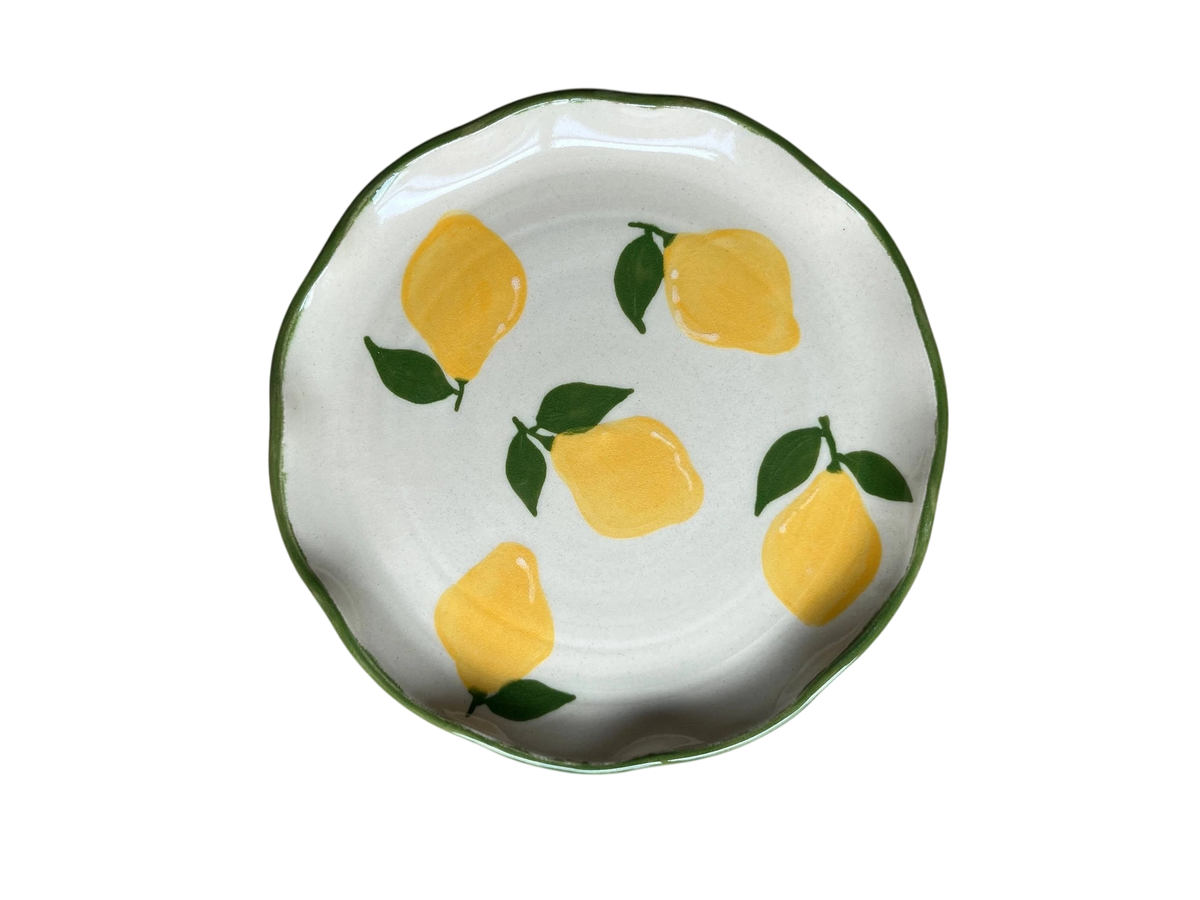 Lemon Salad Plate (Set of 6)