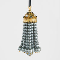 Hanging Pearl Tassel - Grey