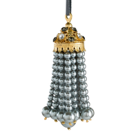 Hanging Pearl Tassel - Grey