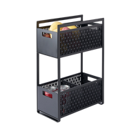 Two-Tier Cabinet Storage Basket