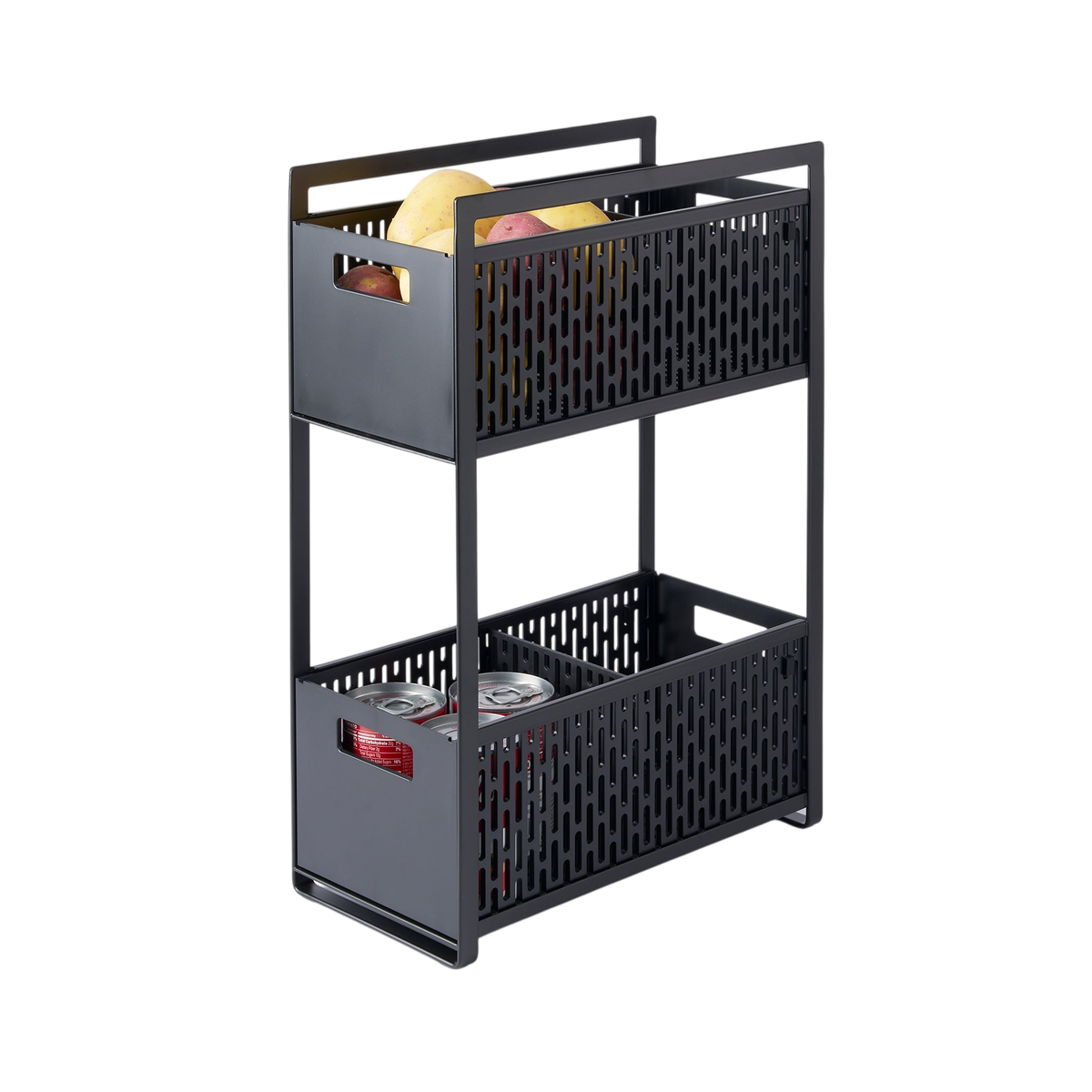 Two-Tier Cabinet Storage Basket