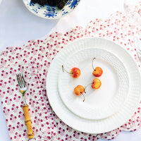 Abigail Pink Scalloped Quilted Placemat