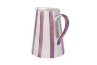 Ceramic Stripe Pitcher
