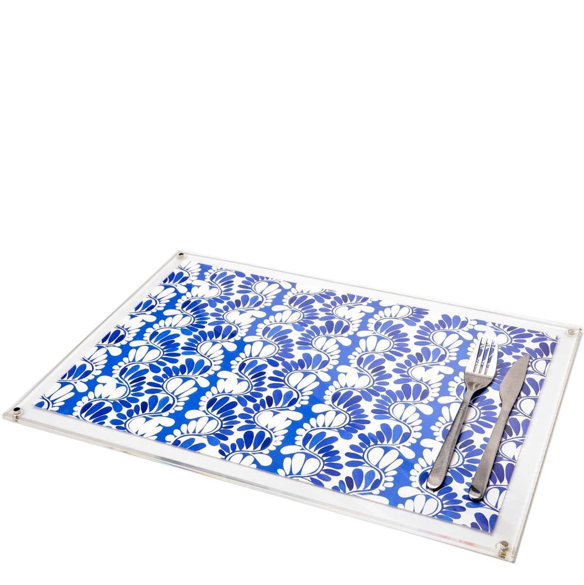 Acrylic Rectangle Magnetic Placemats (Set of 2)