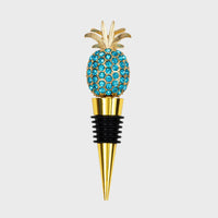 Pineapple Wine Stopper - Turquoise