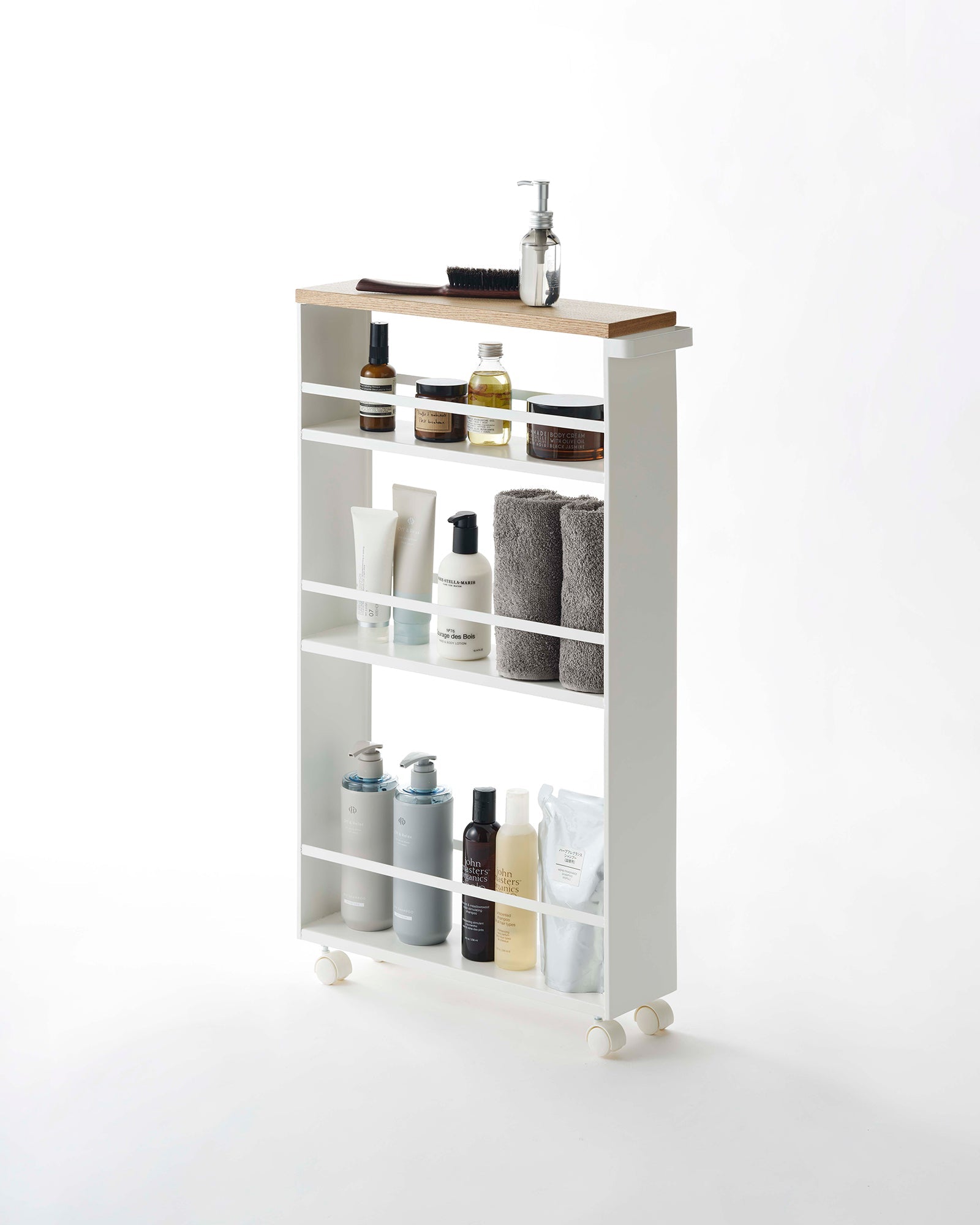 Slim Storage Cart (32" H)  - Steel
