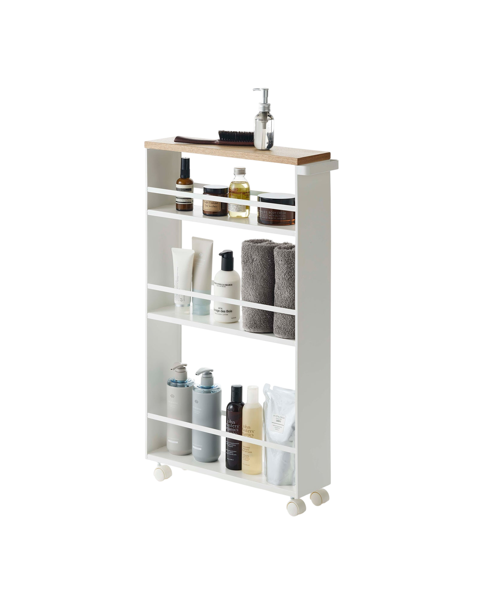 Slim Storage Cart (32" H)  - Steel