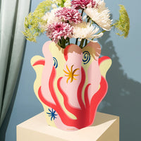 Octaevo Paper Vase Amalfi Red
