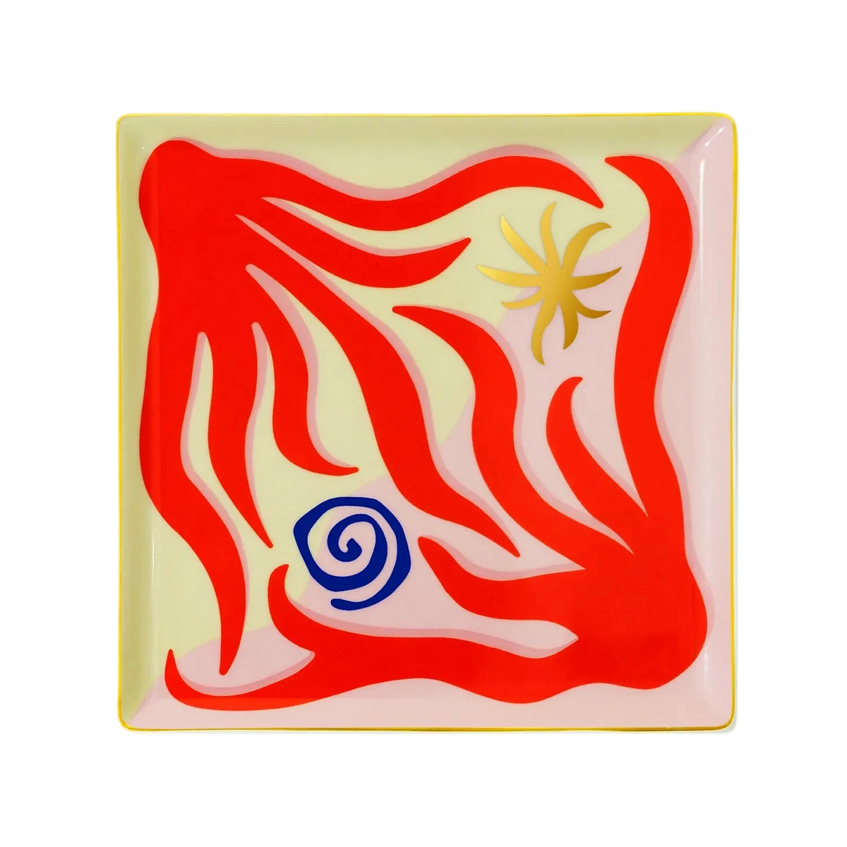 Octaevo Amalfi Ceramic Tray Red