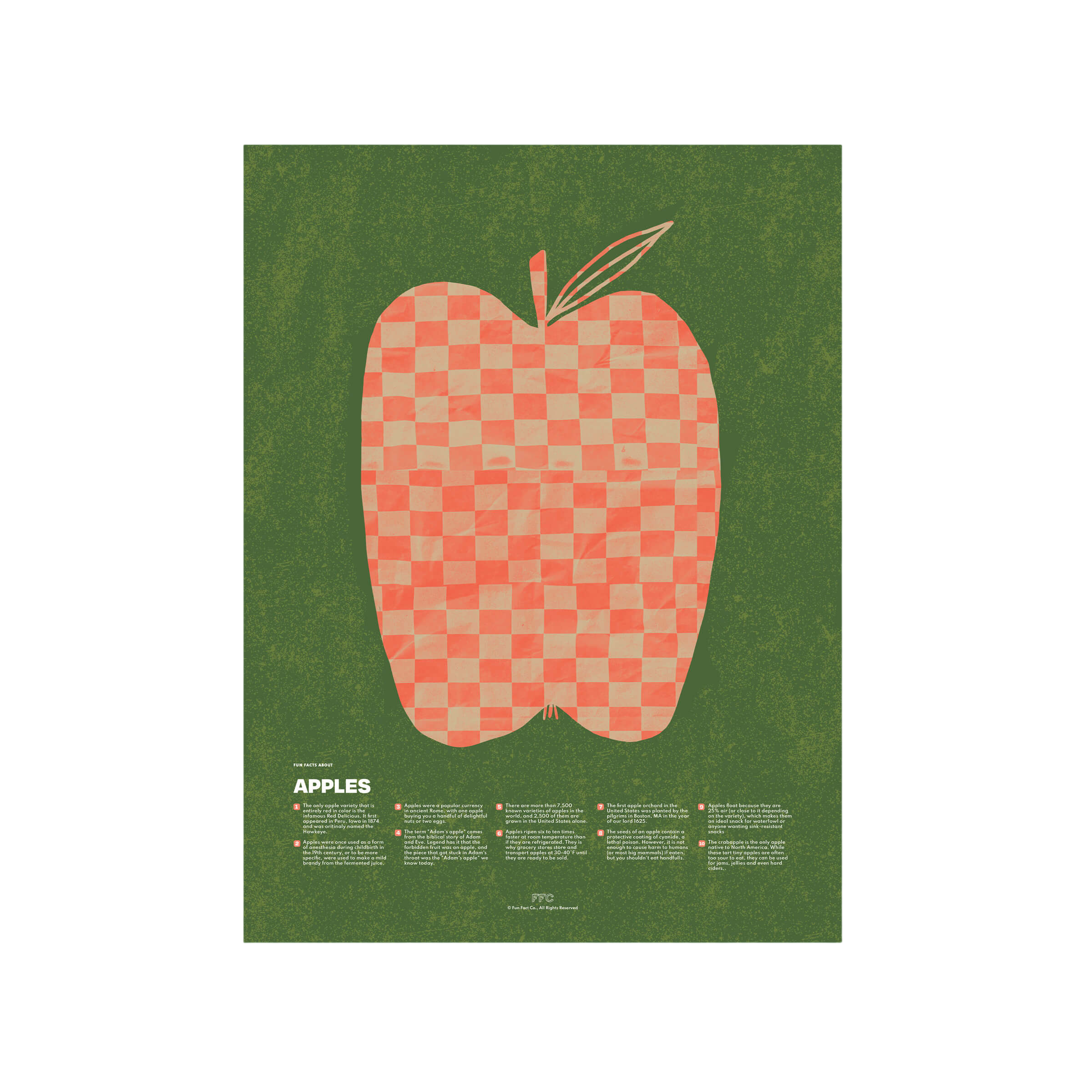 Apple Fun Facts Print