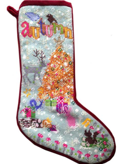 Custom Needlepoint Stocking