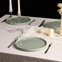 Claire Stoneware Dinner Plate Set - Green
