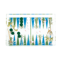 Acrylic backgammon tray