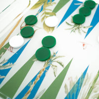 Acrylic backgammon tray