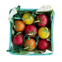 Beeswax Cherry Tomato Birthday Candles (Set of 8)
