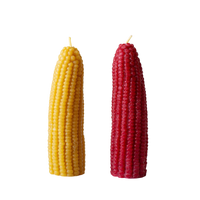 Beeswax Corn Candle