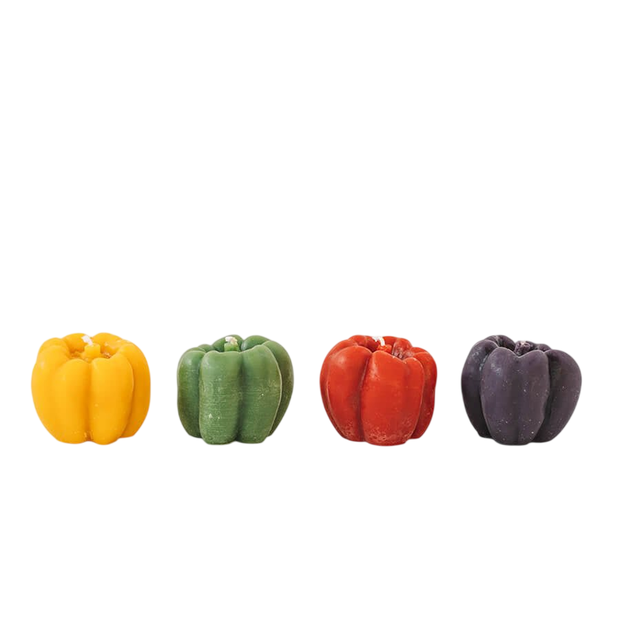 Beeswax Bell Pepper Candle
